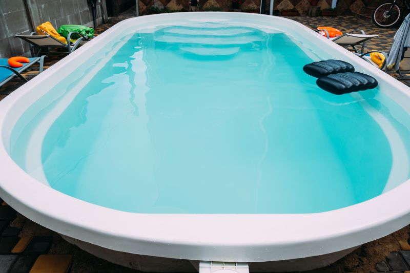 Completed Fiberglass Pool